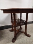 Антична Викторианска маса от орех , снимка 5