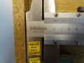 Шублер Mitutoyo 533-404 CN50 Vernier Caliper със скосени върхове 0-500mm 0.05mm, снимка 4