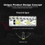 56см 390W 9D LED Bar триредов комбиниран прожектор 12000lm 12V 24V IP67, снимка 5