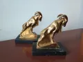 AР ДЕКО 1920- 1930 г. Авторски бронз на Max Le Verrier, снимка 3