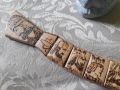 Православна арменска броеница от дърво с рисунки правени на ръка , снимка 1 - Антикварни и старинни предмети - 45863170