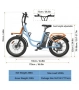 НОВО!! Електрически велосипед Hidoes C6 500W 36V/13Ah 30км.ч. , снимка 6