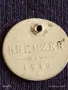 Сребърна монета 6 кройцер 1849г. Австрия пробити за КОЛЕКЦИЯ ДЕКОРАЦИЯ 40118, снимка 1