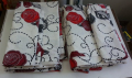Спален комплект червени рози памук , снимка 6