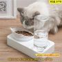 Дозатор за вода за котки с купичка за храна 2 в 1 - КОД 3779, снимка 3