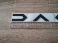 черен надпис Дачия Dacia нов стил, снимка 2