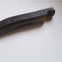 Стара свирка от биволски рог, снимка 1 - Колекции - 45238830