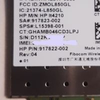 WWAN LTE GPS модул FIBOCOM L850-GL за лаптопи HP - p/n 917822-002 - коментар, снимка 1 - Лаптопи за работа - 45306054