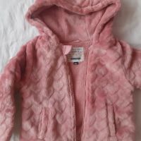 Пухено палтенце за бебе 68см, снимка 3 - Бебешки якета и елеци - 45753718