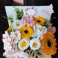 Кутии книги със сапунени цветя за всеки повод, снимка 2 - Подаръци за жени - 45496252