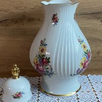 Уникално красива голяма ваза с капак -Bareuther Waldesassen -Bavaria, снимка 2 - Антикварни и старинни предмети - 45484860