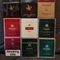Празни стари цигарени кутии dunhill rothmans, снимка 1 - Колекции - 45387832