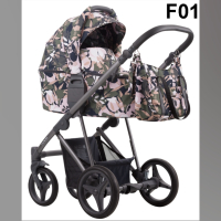 Бебешка количка 3в1 Bebetto - FLAVIO, снимка 2 - Детски колички - 45049049