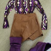 Блуза полу-поло кожен пола-панталон, снимка 1 - Други - 45401135