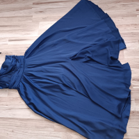 Дълга официална рокля, без забележки, носена само веднъж  купувана от Abiyefon, неразличима от нова., снимка 9 - Рокли - 36979706