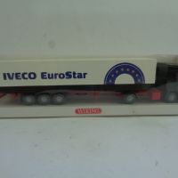 WIKING H0 1/87 IVECO EURO STAR МОДЕЛ КАМИОН КОЛИЧКА ТИР, снимка 1 - Колекции - 45862752