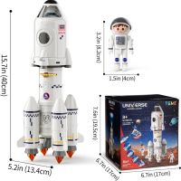TEMI Space Rocket Toys Детска научна образователна играчка 5-в-1, снимка 3 - Образователни игри - 45279270