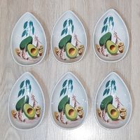 Комплект от шест порцеланови купички- Франция , снимка 1 - Аксесоари за кухня - 45574166