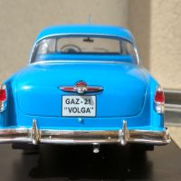 Ретро автомобил, GAZ – 21 VOLGA BLUE – 1959. Мащаб 1:24 см., снимка 14 - Колекции - 45160724