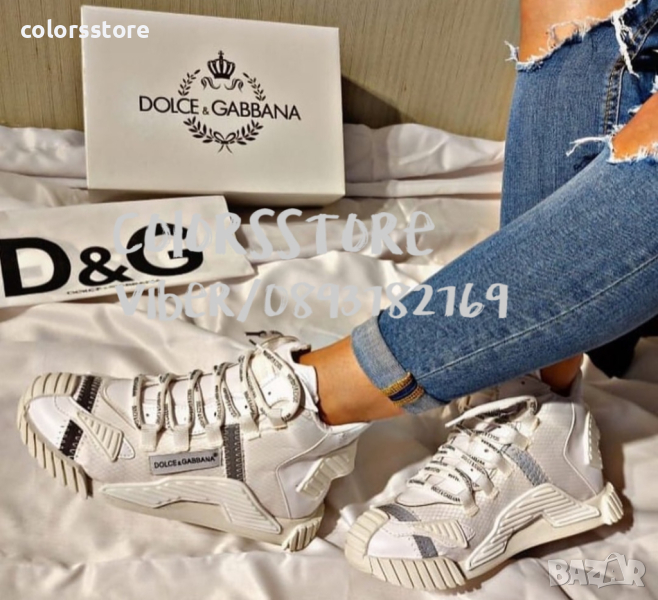 Дамски бели маратонки  Dolce&Gabbana кодBr70E, снимка 1