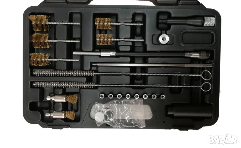 Комплект за почистване на отвора и леглата на инжектори - 22 части, снимка 1