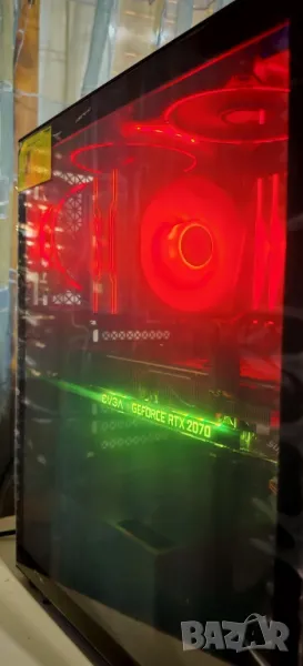  Много Добро Геймърско PC Ryzen 7 5700X/32Gb/2TBGb SSD/Evga FTW3 Ultra 2070 Super/WiFi+BT, снимка 1