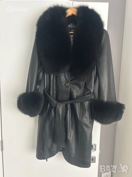 Дамско кожено яке, снимка 1