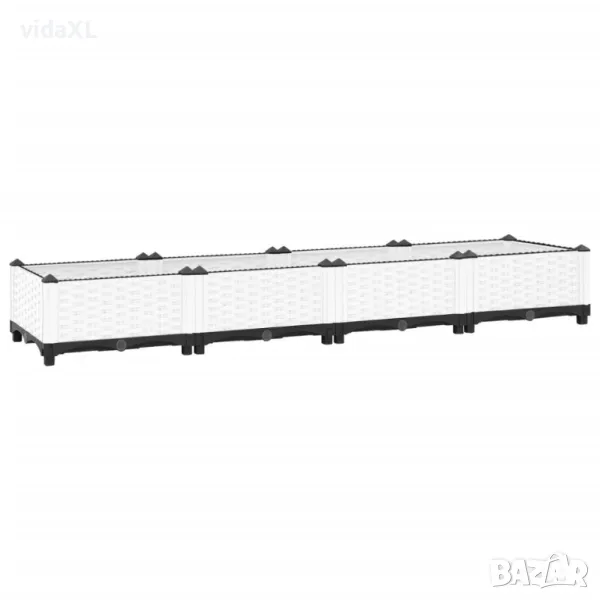 vidaXL Повдигната леха, 160x40x23 см, полипропилен(SKU:153307), снимка 1