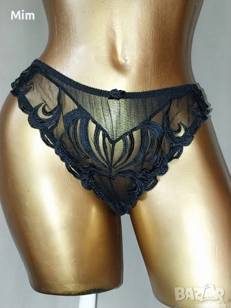 CHANGE 40 Черна полупрашка с бродерия , снимка 1