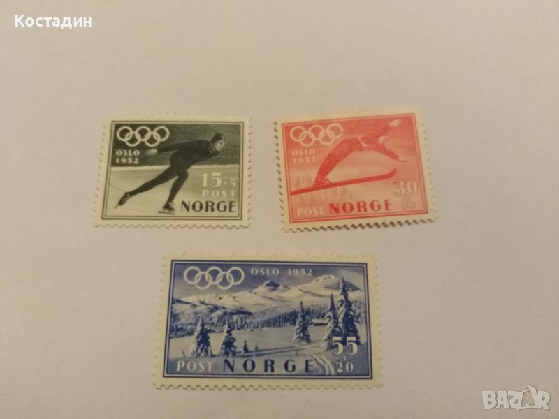 Пощенски марки Норвегия 1951, снимка 1