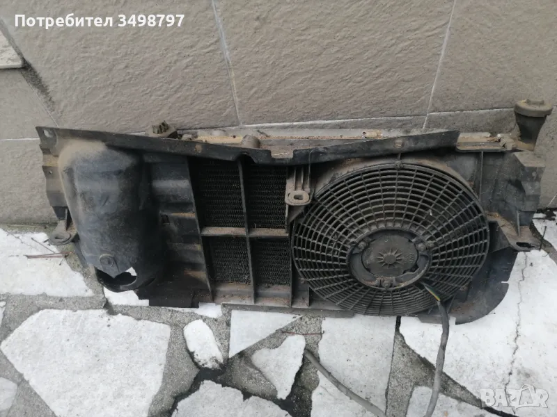 Радиатор с вентилатор Пежо 205 1.4 gt, снимка 1