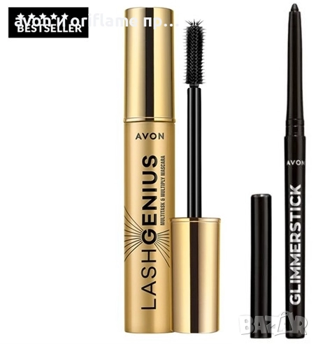 Спирала за мигли Lash Genius Multitask & Multiply+Автоматичен молив за очи, снимка 1