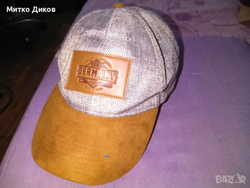 FOX Germany маркова шапка бейзболна регулируема нова козирка естествена кожа, снимка 1