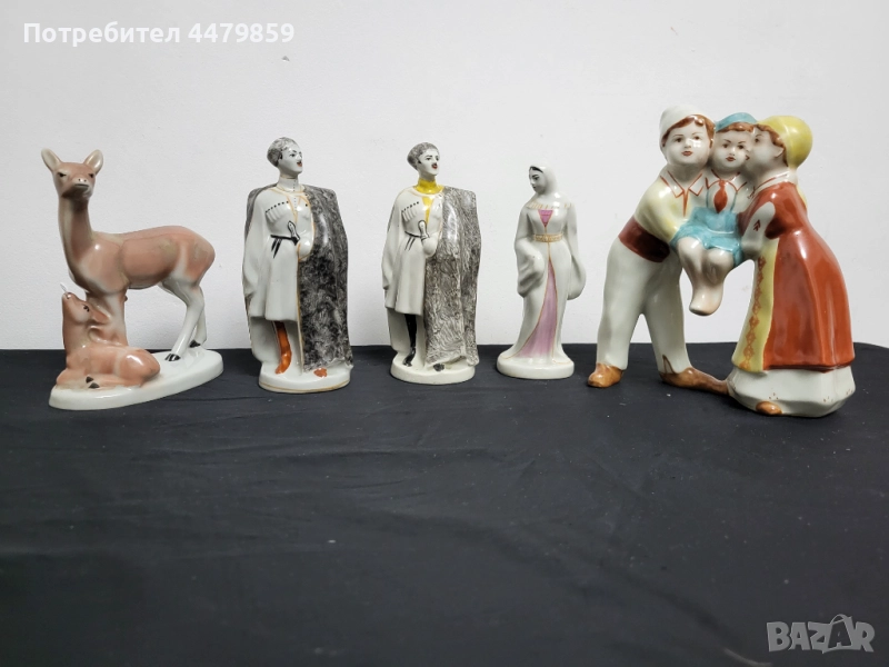 Стари руски порцеланови фигурки , снимка 1