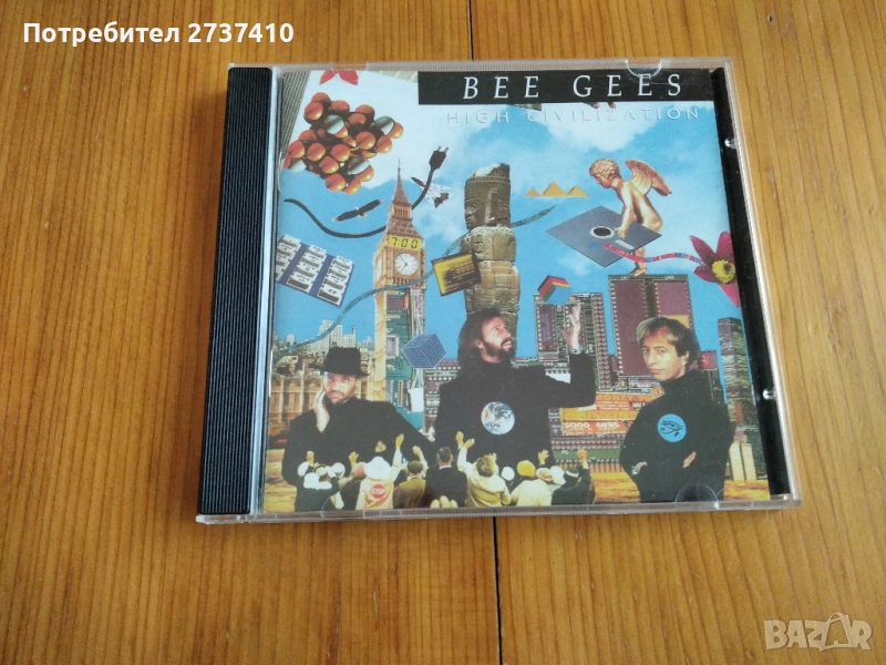 BEE GEES - HIGH CIVILIZATION 8лв матричен диск, снимка 1