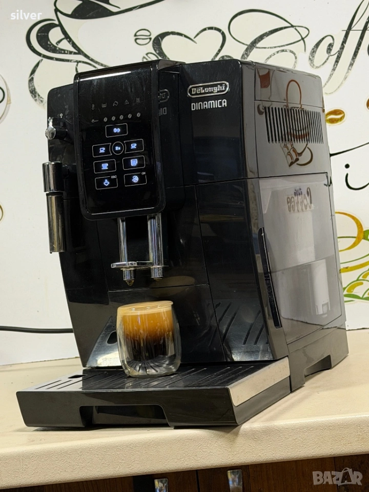 Кафемашина кафе автомат delonghi dinamica с гаранция, снимка 1