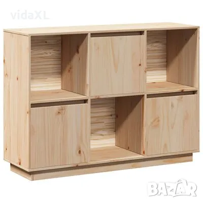 vidaXL Сайдборд, 110,5x35x80 см, бор масив(SKU:814354）, снимка 1