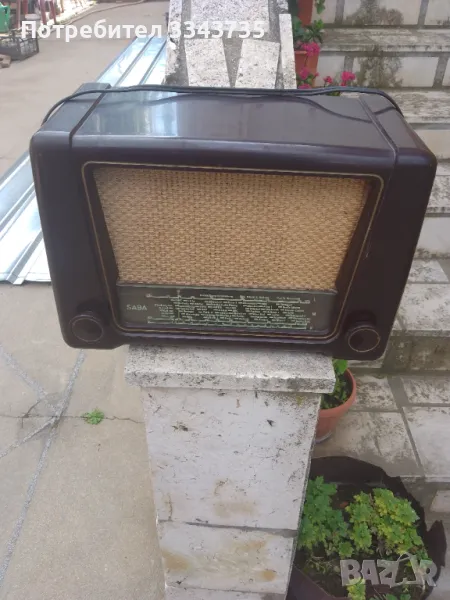 Лампово радио SABA TRIBERG GF52.работи., снимка 1