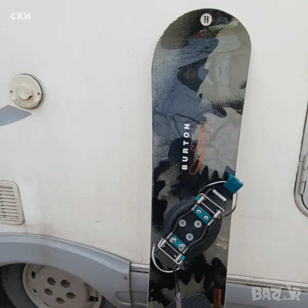 Сноуборд Burton 155см с твърди автомати , снимка 1