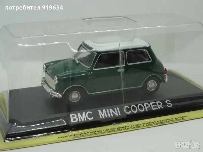 Продавам метална количка BMC Mini Cooper S в мащаб 1:43, снимка 1