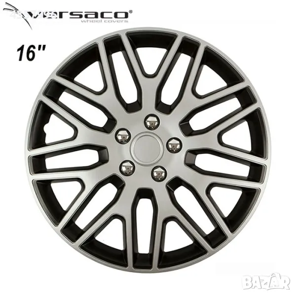 Тасове за джанти 16'' Versaco Dakar Silver/Black, снимка 1