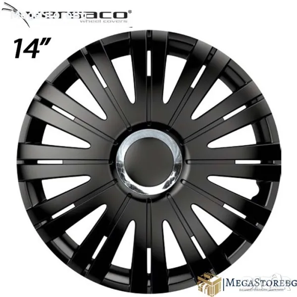 Тасове за джанти 14'' Versaco Active RC черни, снимка 1