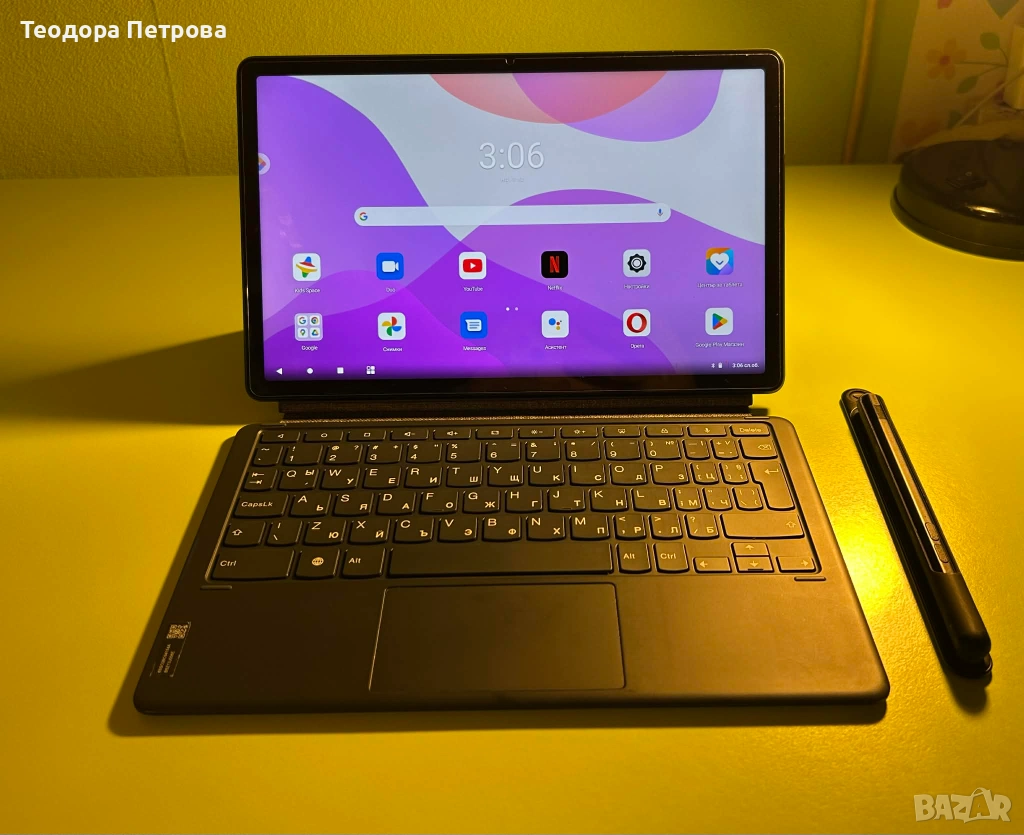 Таблет LENOVO Tab P11,TB-J606L, к-кт с клавиатура и прецизна писалка 2, снимка 1