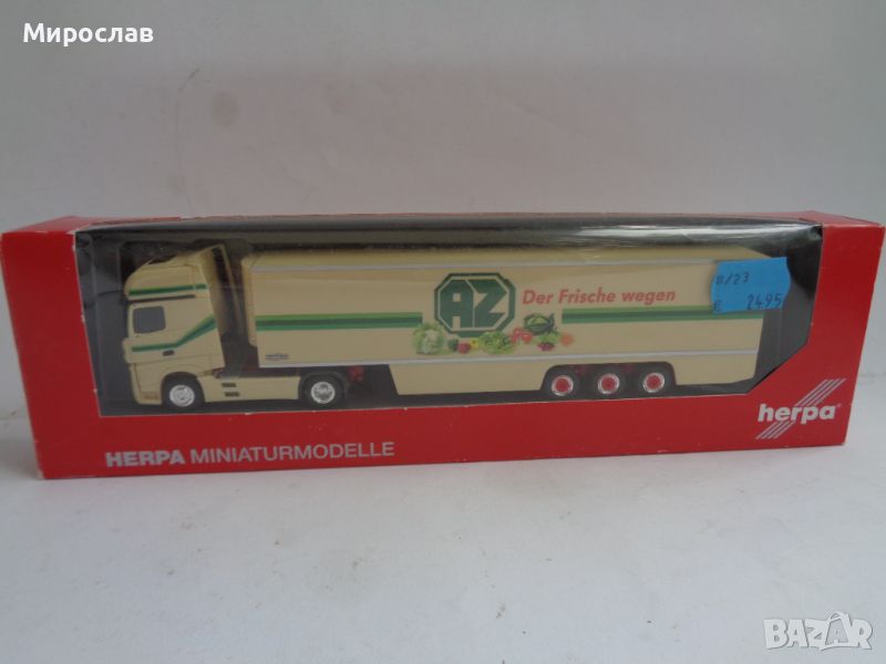 HERPA  H0 1/87 MERCEDES ACTROS КАМИОН МОДЕЛ ИГРАЧКА КОЛИЧКА, снимка 1