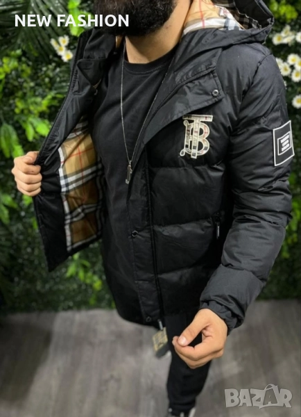 Мъжко Зимно Яке - лого Бродирано ✨ BURBERRY , снимка 1