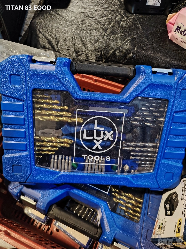 Комплект свредла, битове и инструменти LUX, 101 части, снимка 1