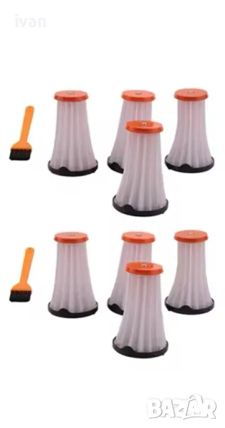 комплект 8 броя EF144 за прахосмукачки ELECTROLUX ERGORAPIDO AEG, снимка 1