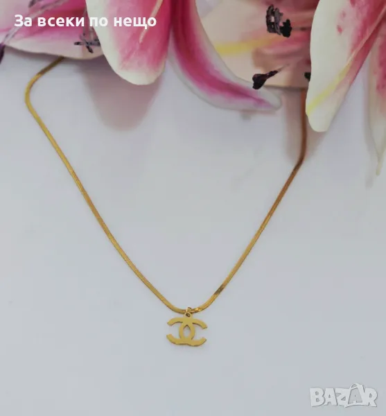 Chanel Дамско Колие От Медицинска Стомана Шанел В Кутия Код VL-67, снимка 1