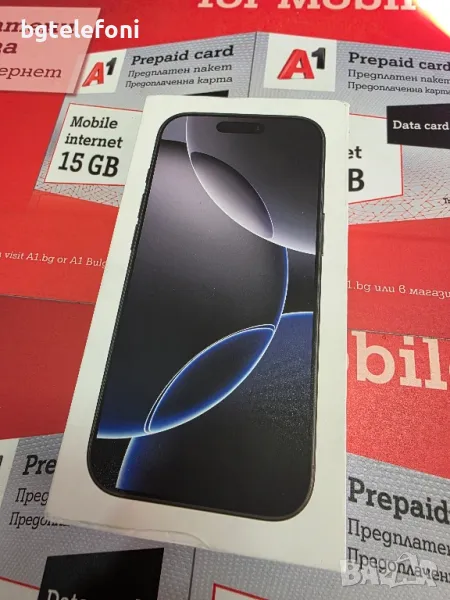 iPhone 16 Pro 128GB black titanium,неактивиран,нов, снимка 1