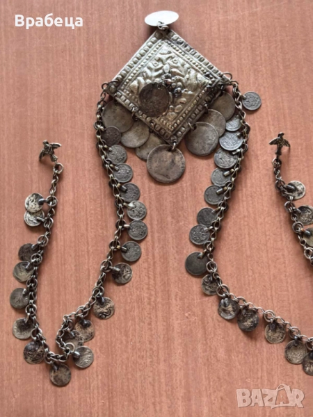 Възрожденски накит. Ромб. Сребро , снимка 1